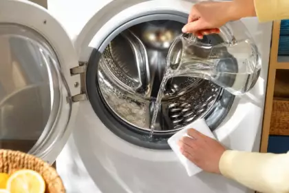Machine à laver qui sent mauvais : verser ce mélange naturel dans le tambour vide élimine le calcaire et les bactéries définitivement