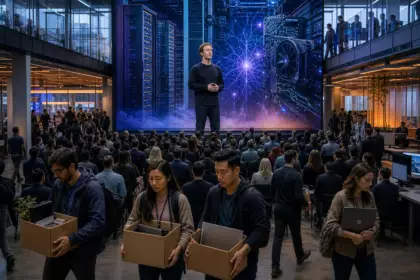 Mark Zuckerberg, 42 ans, reconnaît devant ses équipes un retard dans l’IA : Meta réorganise déjà 7 000 postes