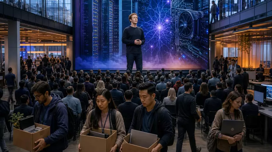 Mark Zuckerberg, 42 ans, reconnaît devant ses équipes un retard dans l’IA : Meta réorganise déjà 7 000 postes