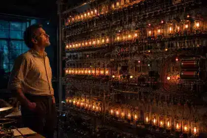 Mike fait patienter sa machine 15 minutes avant chaque démarrage : ses 460 tubes d’époque exécutent pourtant de vrais calculs