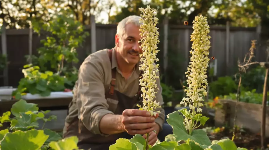 Mon voisin laisse des salades monter en graines au potager, et ce n’est pas pour nourrir les oiseaux
