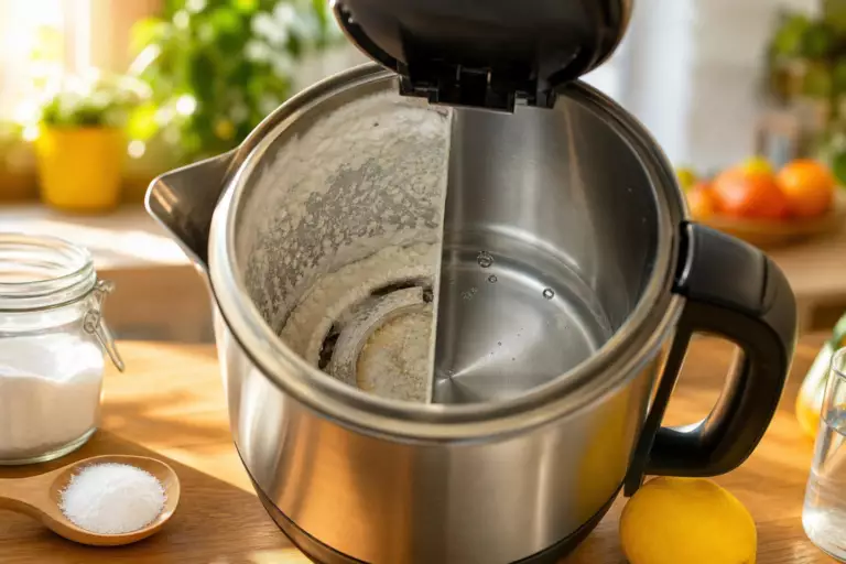 Ni vinaigre ni savon : l’astuce 100 % naturelle qui élimine le calcaire d’une bouilloire et prolonge sa durée de vie
