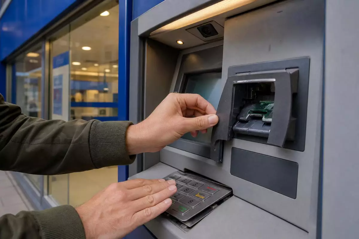 Observez la fente et le clavier de l’automate : ce geste peut pourtant éviter une fraude coûteuse