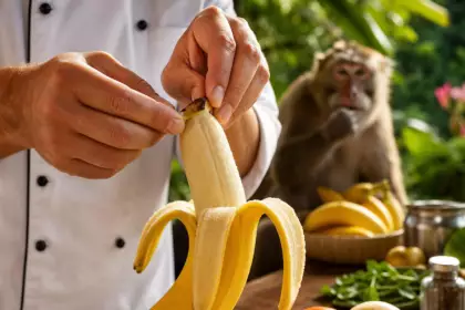 Ouvrir une banane par le « mauvais » bout : pourquoi les singes et les chefs le font