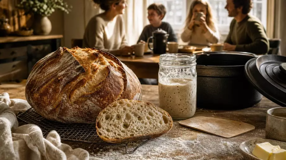 Pain au levain maison : ils ne rachètent plus jamais de baguette et racontent comment ils s’y sont mis