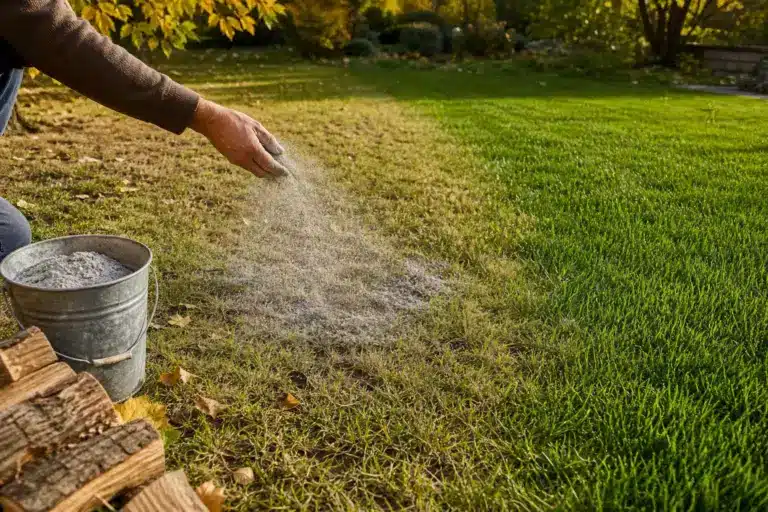 Pelouse jaunie ou abîmée : l’astuce naturelle à moins de 2 € à répandre avant l’hiver pour retrouver un gazon parfait au printemps