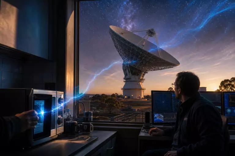 Pendant 17 ans, ce radiotélescope a capté des signaux mystérieux venus du ciel : la source était dans la cuisine du personnel