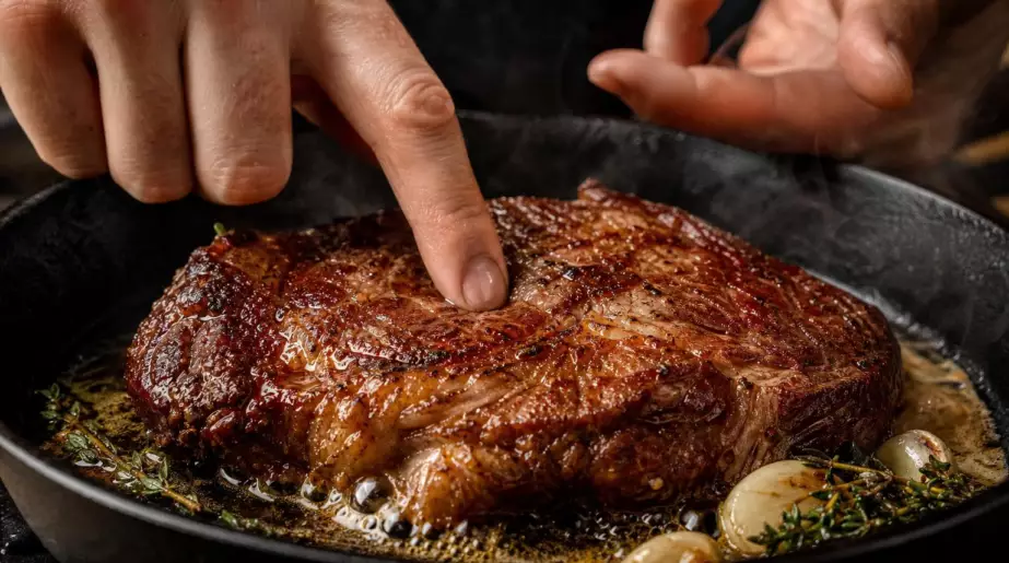 Philippe Etchebest révèle son repère pour cuire une entrecôte : ce n’est ni le minuteur ni le thermomètre