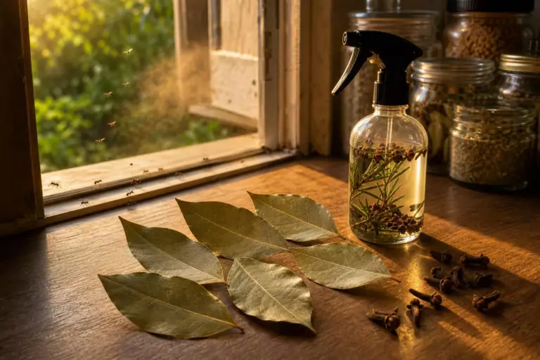 Placez 7 feuilles près des ouvertures pendant trois soirs : ce mélange parfumé gêne certains insectes à la maison