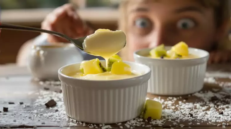 Plus léger qu’un flan antillais, ce dessert au bon goût de coco se prépare en un rien de temps