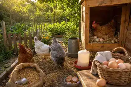 Poules au jardin : combien d’œufs attendre par an, et ce que coûtent vraiment leur nourriture et leur entretien