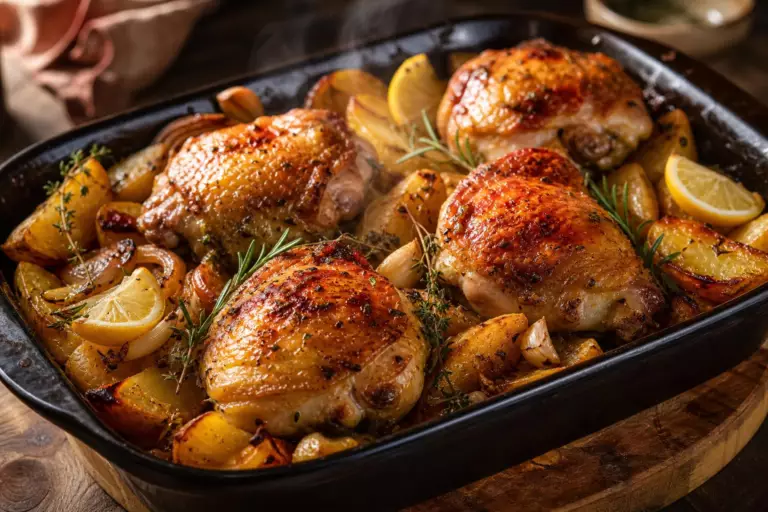 Poulet et pommes de terre au four : le geste simple qui change tout