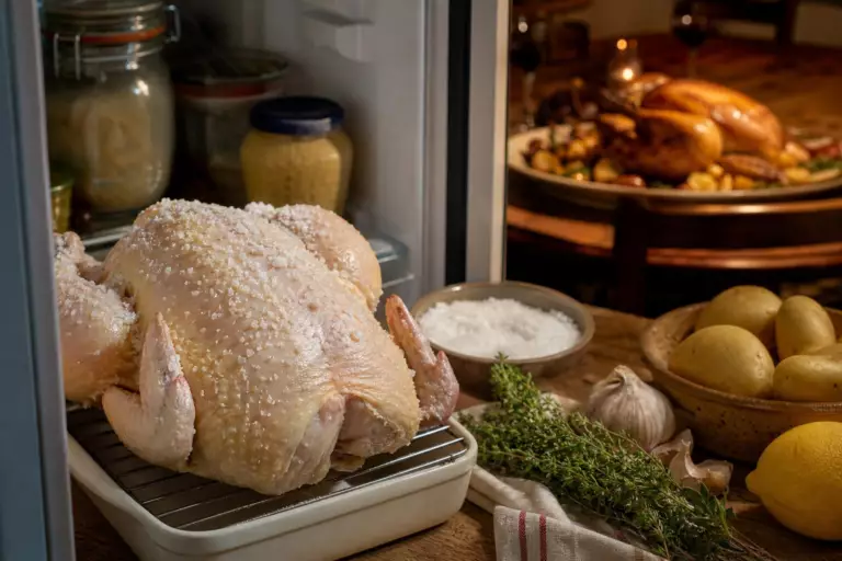 Poulet rôti du dimanche : la technique de ce chef se résume à une seule étape, la veille au soir