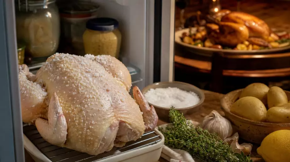 Poulet rôti du dimanche : la technique de ce chef se résume à une seule étape, la veille au soir