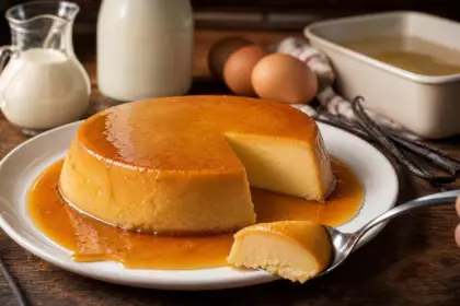 Pour un entremets aux œufs plus fondant, n’ajoutez pas davantage de lait : ces 100 ml changent la texture