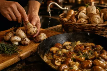 Pourquoi il ne faut jamais passer les champignons sous l’eau : ce que les chefs font à la place