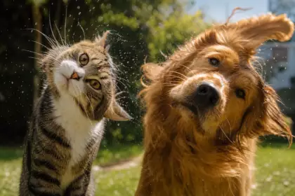 Pourquoi les chats et les chiens secouent-ils la tête ? La réponse des scientifiques