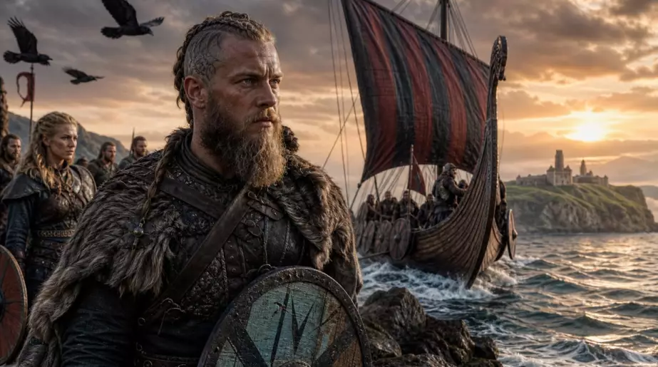 Ragnar quitte sa ferme pour l’Angleterre au fil de 89 épisodes : cette épopée historique mérite une soirée entière