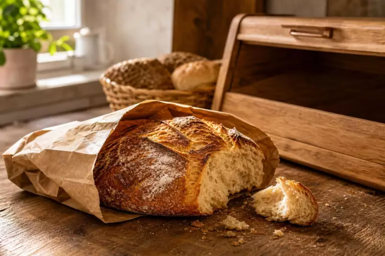 Rangez votre miche dans ce simple emballage dès l’achat : sa croûte tient mieux jusqu’au troisième jour