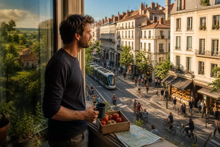 Sam a quitté Lyon pour la campagne, mais trois ans plus tard il est revenu en ville : il raconte pourquoi