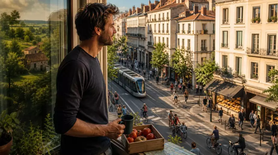 Sam a quitté Lyon pour la campagne, mais trois ans plus tard il est revenu en ville : il raconte pourquoi
