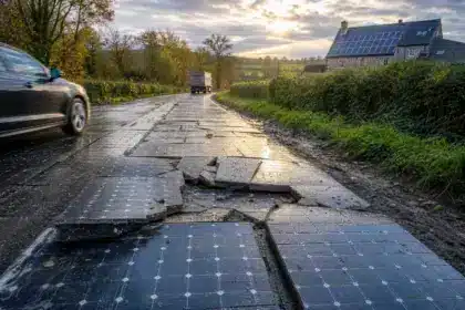 Ses dalles n’ont pas tenu trois ans : la Normandie a eu 1 km de route solaire inauguré en 2016