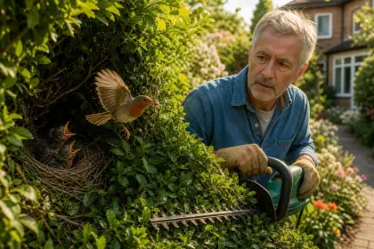 Si vous avez plus de 45 ans, arrêtez immédiatement de tailler vos haies en pleine saison de nidification