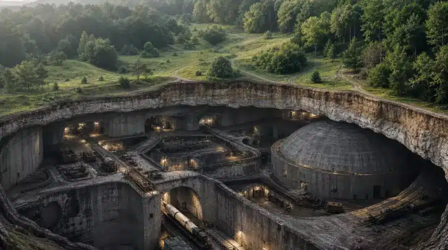 Sous ces collines du Pas-de-Calais dorment 2 kilomètres de tunnels depuis 1943 : aucun voyageur n’y a jamais mis les pieds