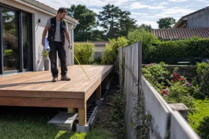 Terrasse en bois surélevée : pourquoi les menuisiers refusent désormais de la monter près de la clôture, même sur votre terrain