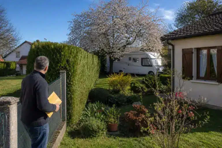 Thierry installe son camping-car au fond de son jardin, six mois plus tard un voisin le signale à la mairie