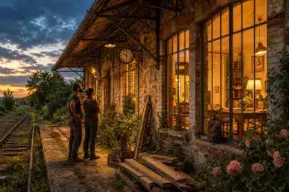 Un couple transforme une ancienne gare désaffectée en maison familiale : les coulisses d’un chantier hors norme