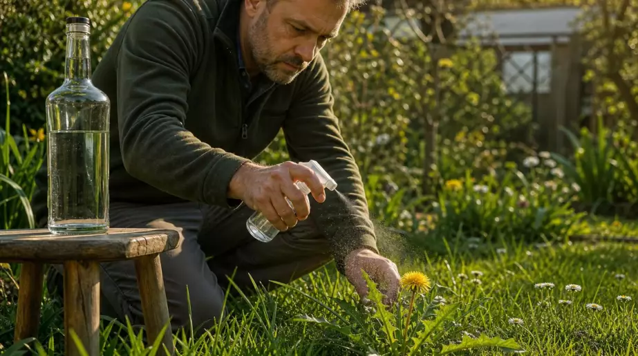 Un expert explique pourquoi la vodka peut venir à bout des mauvaises herbes de votre pelouse