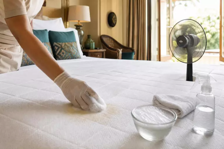 Un matelas taché : l’astuce des hôtels pour le rafraîchir sans le détremper