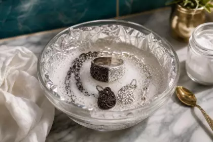 Une astuce simple pour nettoyer vos bijoux et leur redonner facilement l’apparence du neuf