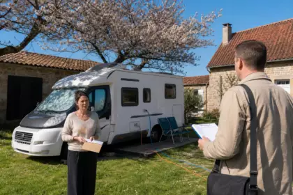 Une rallonge électrique et un tuyau d’eau : ce que Nathalie ignorait avant de stationner son camping-car sur le terrain familial