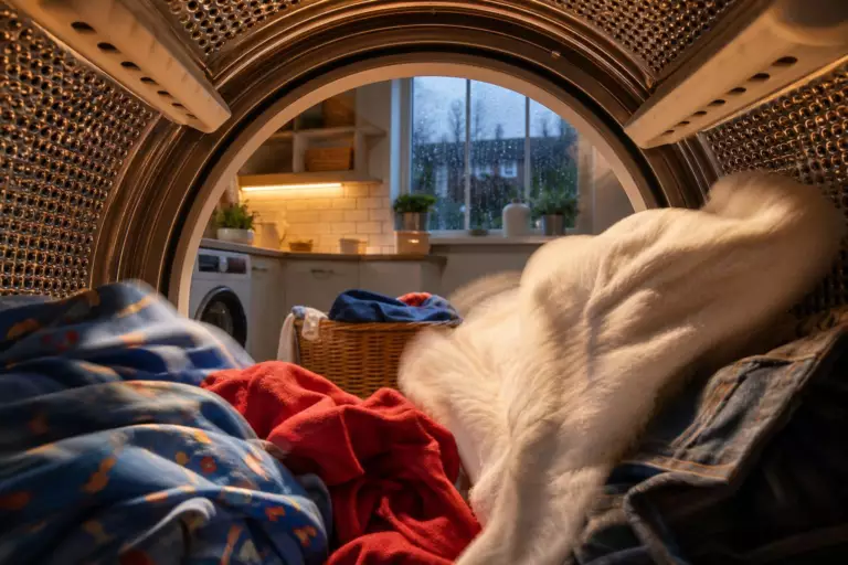 Une serviette sèche dans le sèche-linge : le temps gagné sur chaque cycle