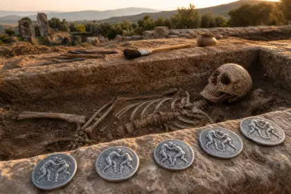 Une tombe vieille de 2 400 ans pourrait être celle d’un athlète professionnel de l’Antiquité, peut-être même d’un lutteur