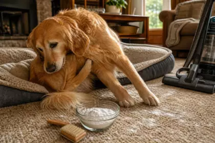 Votre chien se gratte depuis trois jours : ce mélange pour la maison aide à freiner les puces