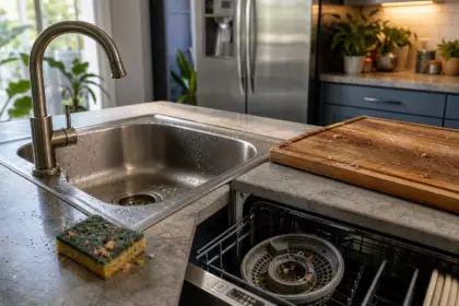 Votre évier de cuisine est souvent plus sale que vos toilettes : les 5 erreurs de ménage les plus courantes en cuisine