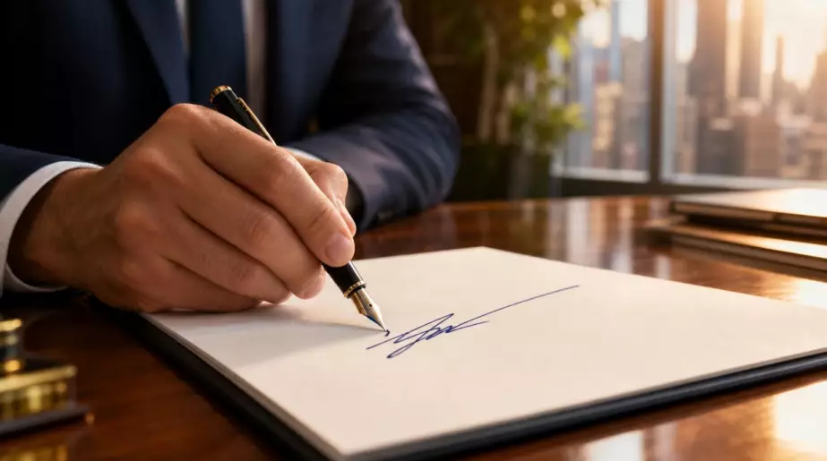 Votre paraphe s’élève en quelques secondes : ce mouvement peut traduire une confiance tournée vers l’avenir