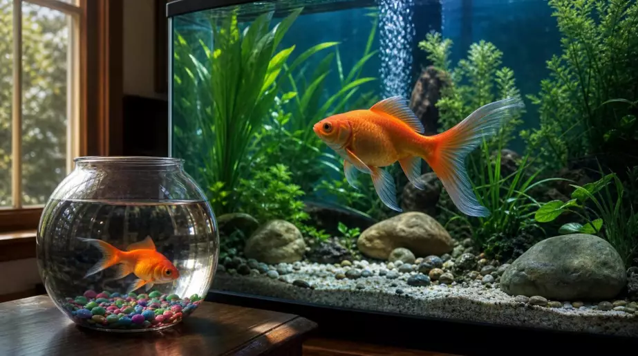 Votre poisson rouge vit dans un bocal rond depuis des années : les spécialistes expliquent pourquoi ce décor classique raccourcit sa vie de plusieurs décennies